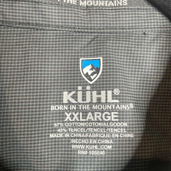 Kuhl | Men’s Plaid Flannel Button Down Shirt Size XXL - Picture 4 of 5